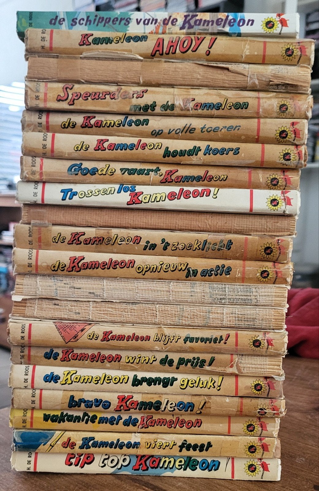 verzameling van de kameleon boeken, nummers 1 tot en met 64, Boeken, Ophalen, Gelezen, H. de Roos