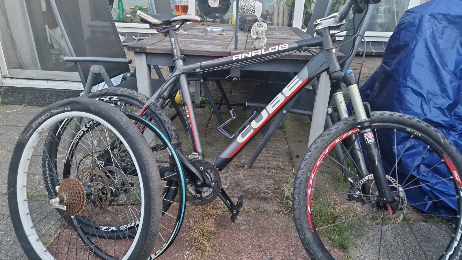 cube analog mountainbike, Gebruikt, 49 tot 53 cm, Meer dan 20 versnellingen, Schijfrem