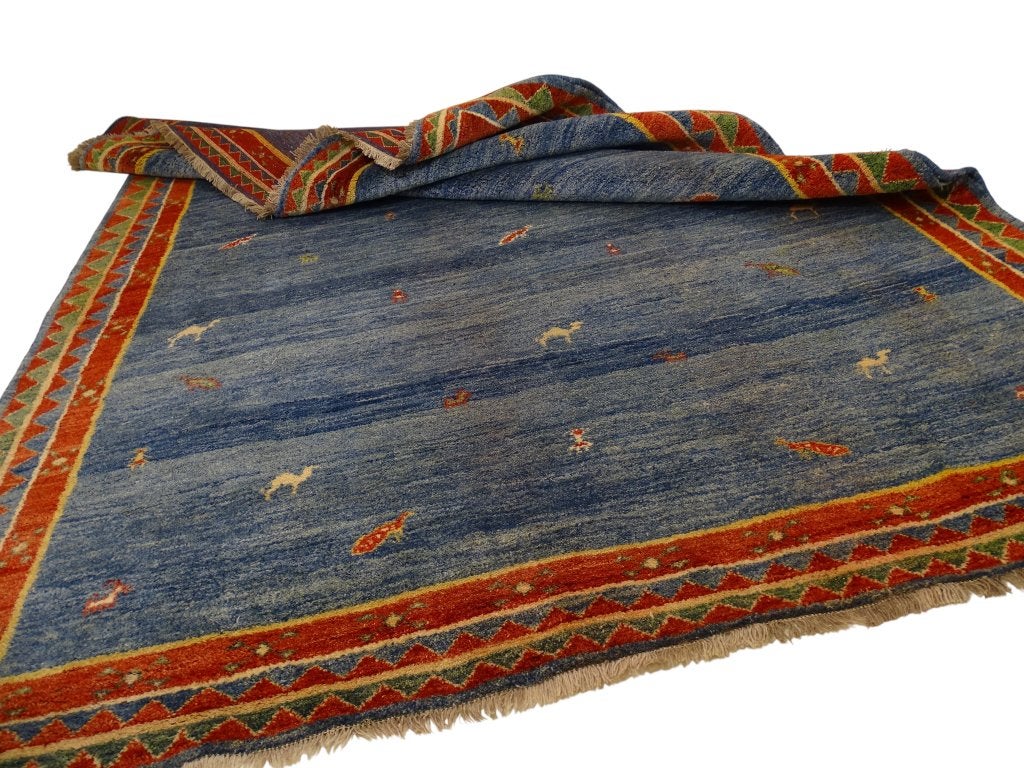 Perzisch tapijt - Gabbeh - 393 x 314 cm - Handgeknoopt, Antiek - Modern - Klassiek - Eclectisch, -, -, 200 cm of meer