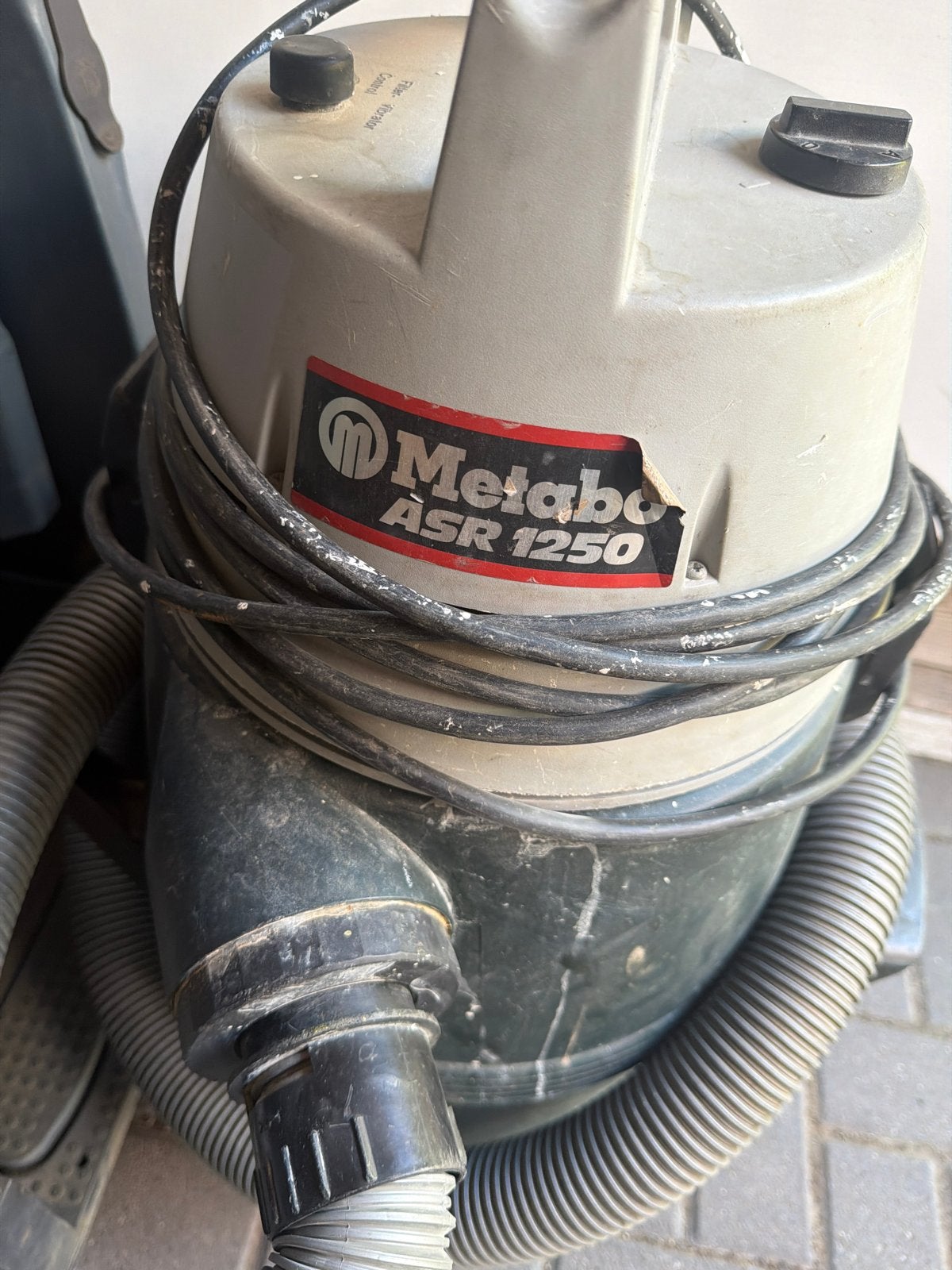 Metabo ASR 1250 Industriële Stofzuiger, Ophalen, Gebruikt, Stofzak, Industriële stofzuiger