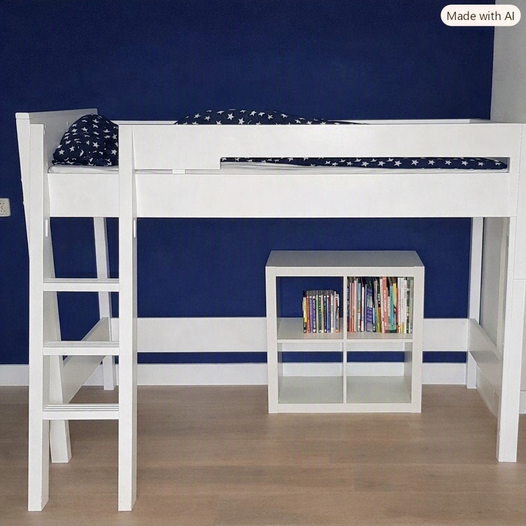 Bopita hoogslaper / bed, Kinderen en Baby's, Kinderkamer | Bedden, 85 tot 100 cm, Gebruikt, 180 cm of meer, Ophalen