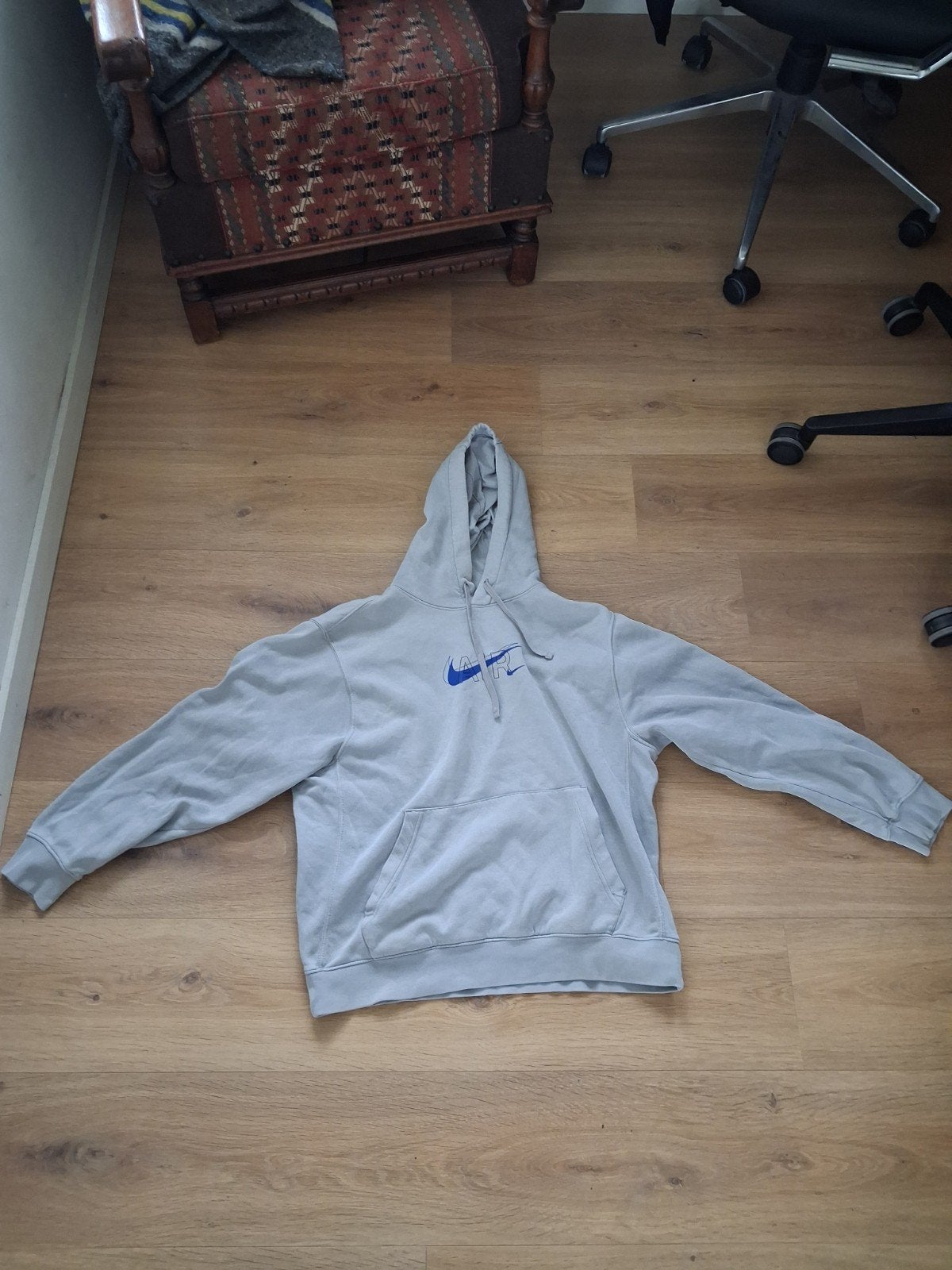 Nike Air Hoodie Grijs Maat M - Comfortabel & Sportief, Kleding | Heren, Maat 48/50 (M), Nike, Ophalen of Verzenden, Zo goed als nieuw