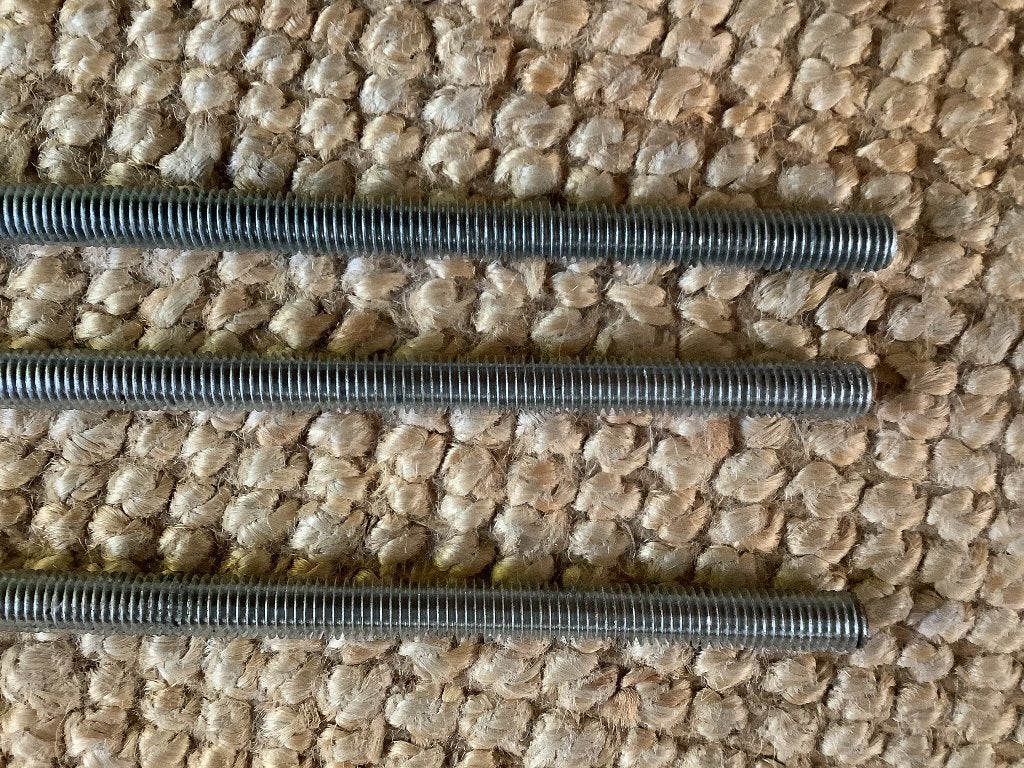 Draadeind M12 3 x 90 cm., Ophalen, Nieuw, 50 tot 100 mm