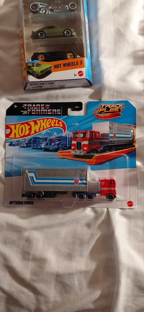 Hot Wheels Transformers Optimus Prime Truck Track Fleet, Ophalen of Verzenden, Nieuw