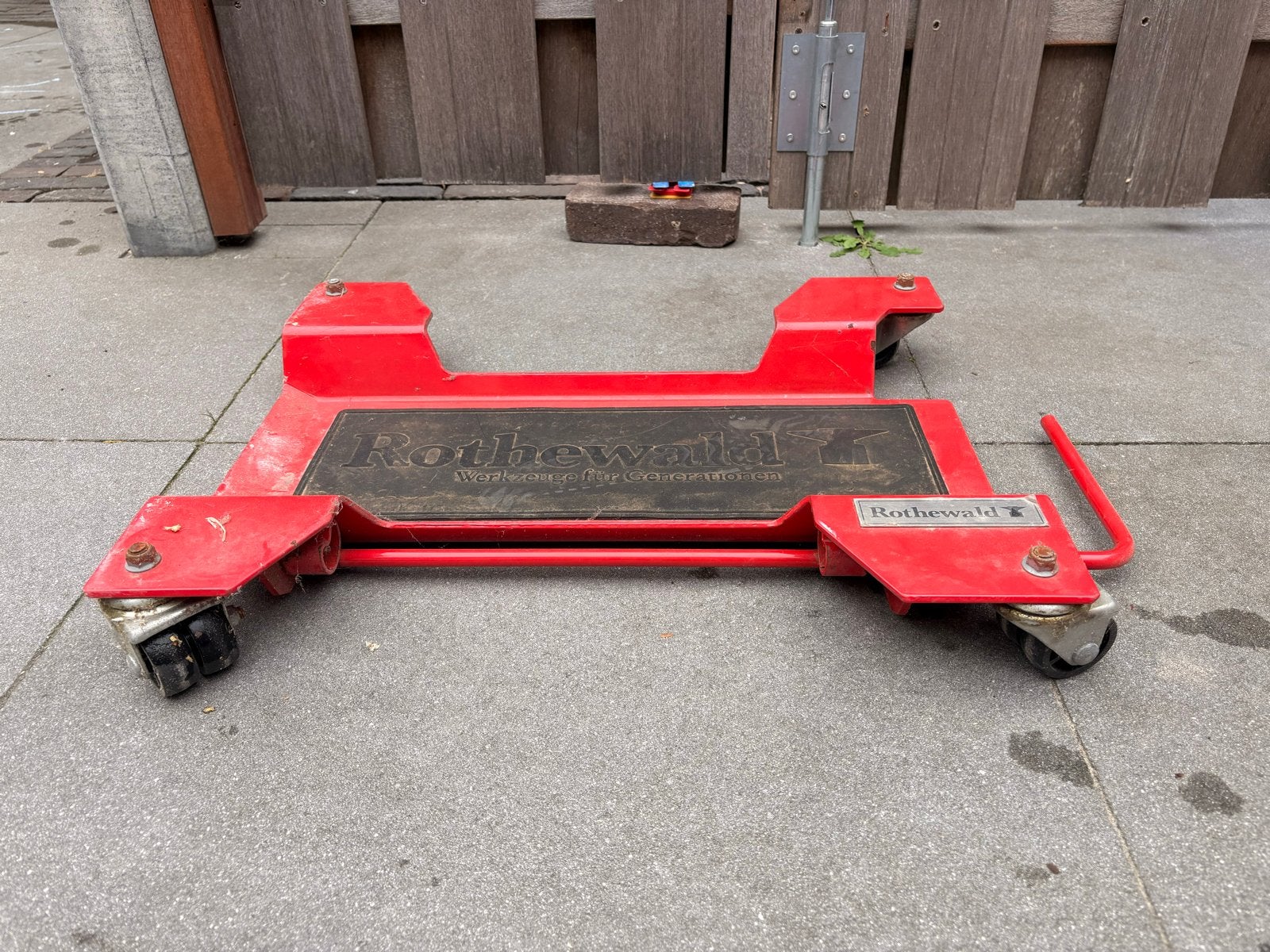 Rothewald Motorfiets Verplaatsingshulp / Werkplaatsdolly, Ophalen, Gebruikt