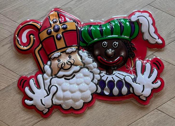 Sinterklaas en zwarte piet decoratie, Ophalen of Verzenden, Zo goed als nieuw