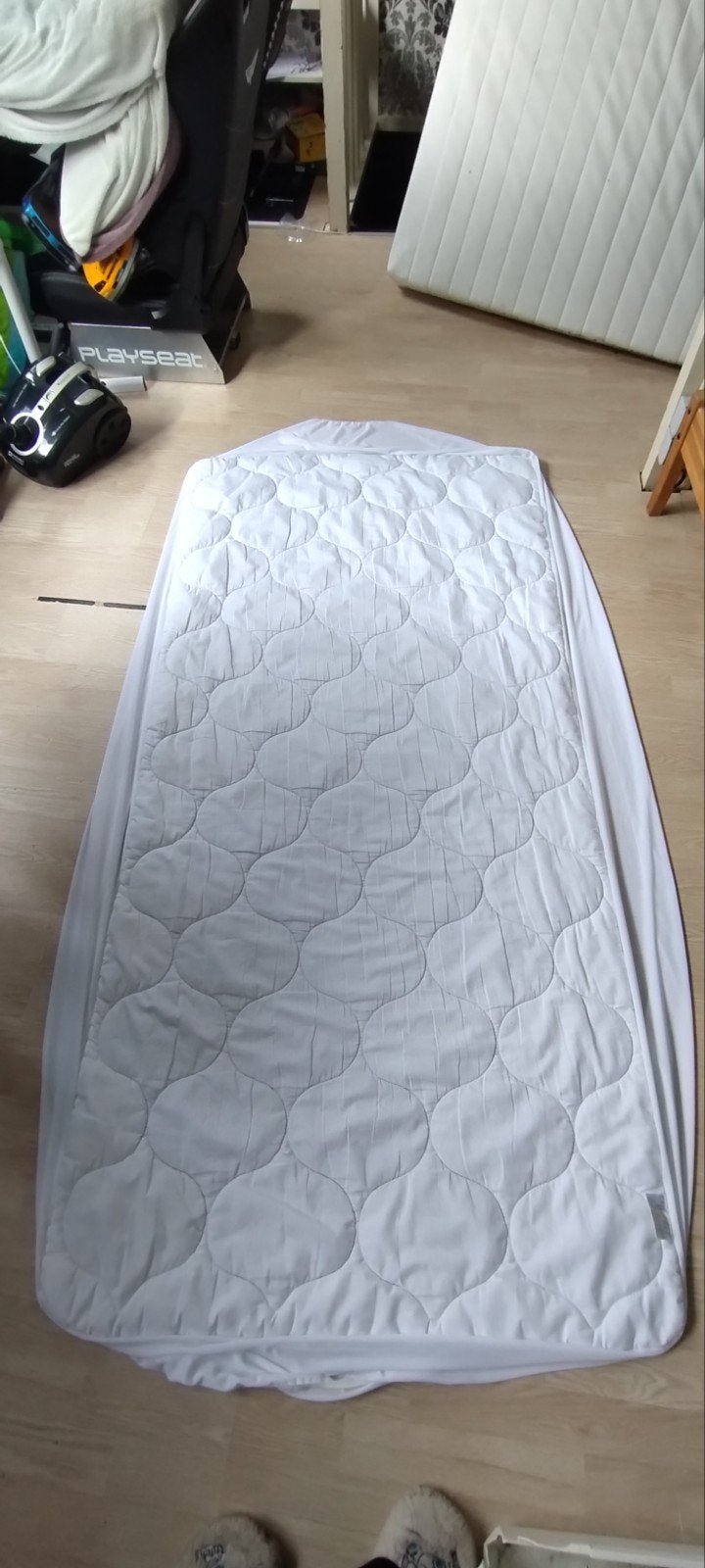 topper optidee 1 persoons, Gebruikt, 90 cm, Eenpersoons, Ophalen of Verzenden