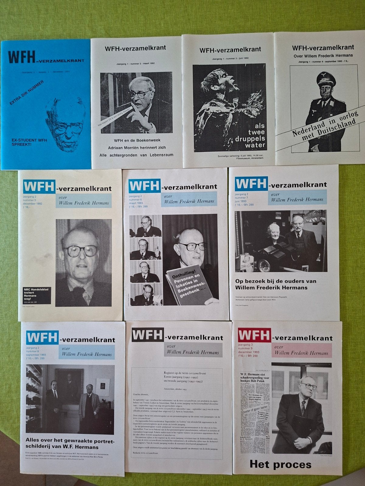 W.F. HERMANS magazine/verzamelkrant., Boeken, Ophalen, Zo goed als nieuw, Nederland, De heer D. Baartse