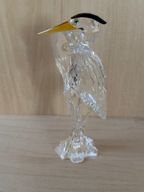 Prachtige Swarovski kristallen Reiger, Ophalen of Verzenden, Zo goed als nieuw, Figuurtje