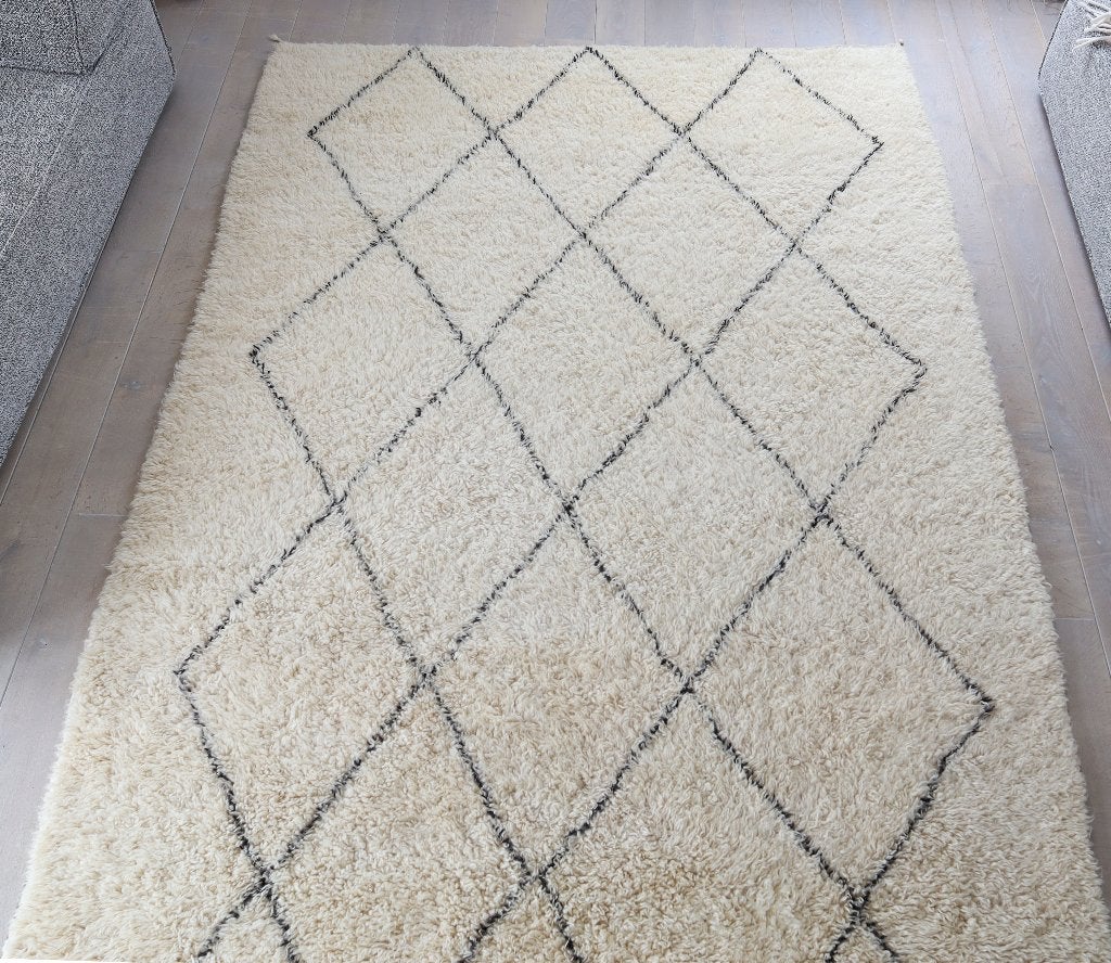 Berber Tapijt, Boho, Ophalen of Verzenden, 200 cm of meer, Rechthoekig