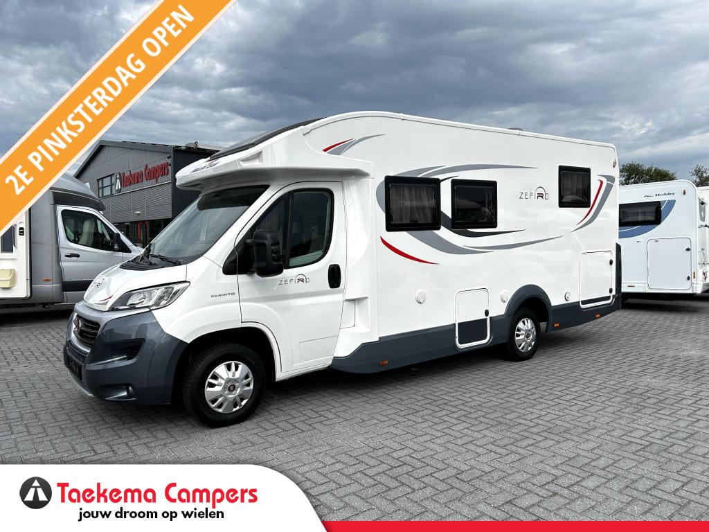 RollerTeam Zefiro 263TL Queensbed/2018/Euro6/Airco/6.9m, Overige merken, Fiat, Bedrijf, 6 tot 7 meter