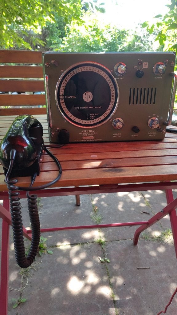 Vintage Sailor RT144 VHF Marifoon, Ophalen, Gebruikt, Communicatie