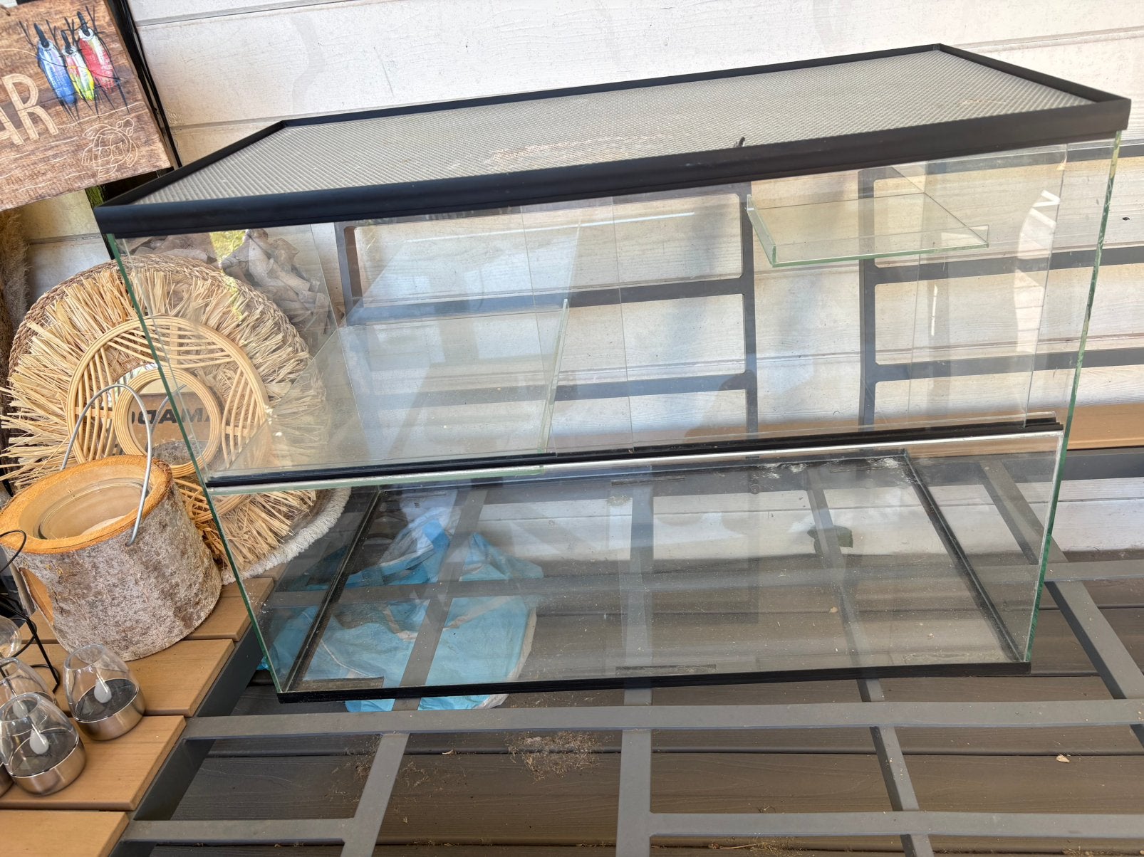 Hamster hok/ aquarium, Dieren en Toebehoren, Minder dan 75 cm, Zo goed als nieuw, Ophalen, Minder dan 60 cm