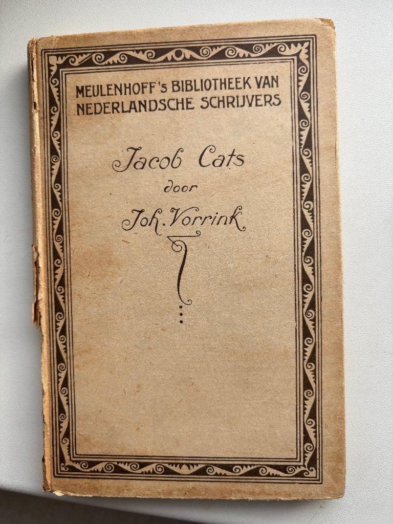 boeken antiek Jacob Cats en  ook een fotobox kodak, Ophalen of Verzenden