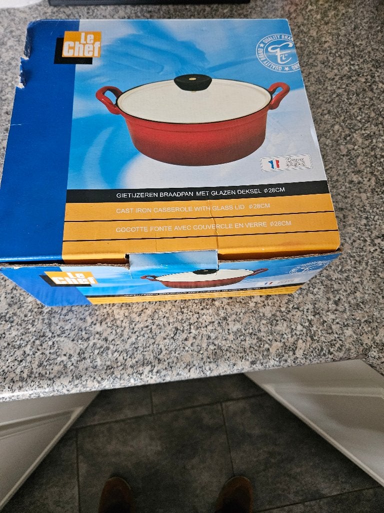 Gietijzeren braadpan, Ophalen of Verzenden, Zo goed als nieuw, Gietijzer