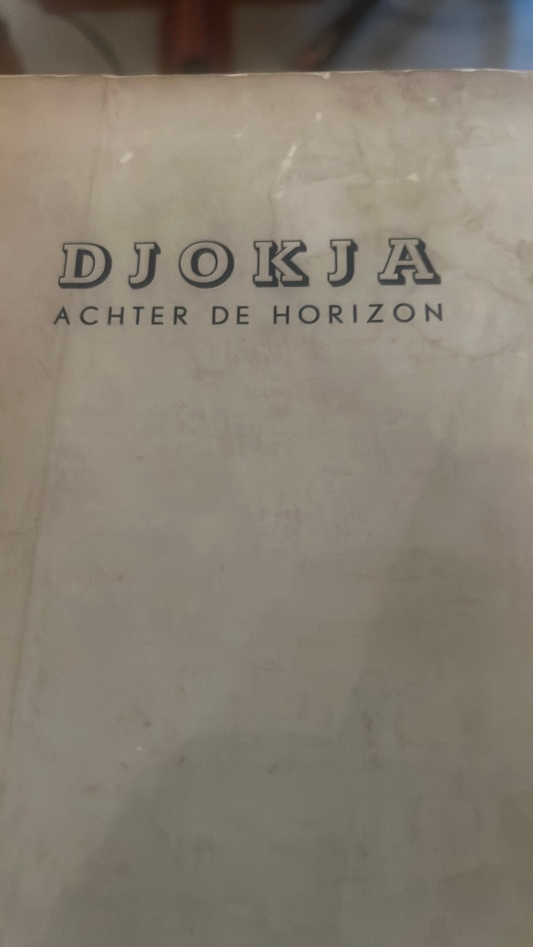 Ned.Indië: Djokja achter  de horizon H. van  Mourik., Ophalen of Verzenden