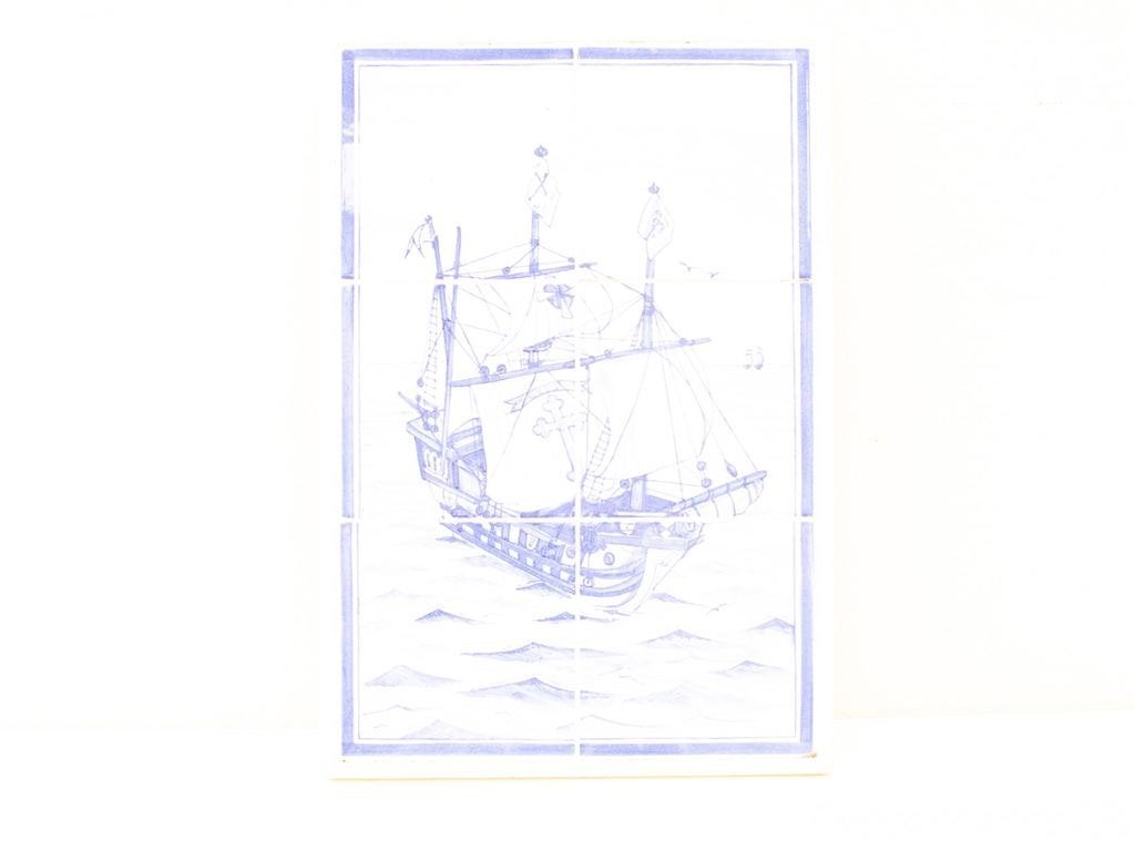 tegelplateu van 6 tegels 35115, Huis en Inrichting, Ophalen of Verzenden, Gebruikt