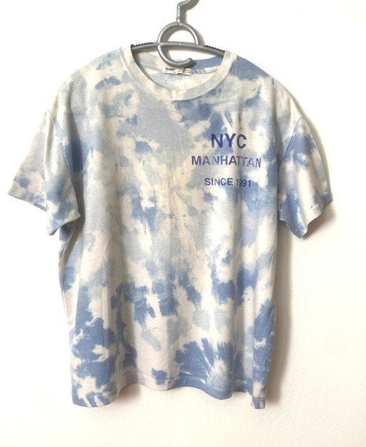 Pull & Bear - Tie-dye T-shirt, Wit, Ophalen of Verzenden, Zo goed als nieuw, Korte mouw