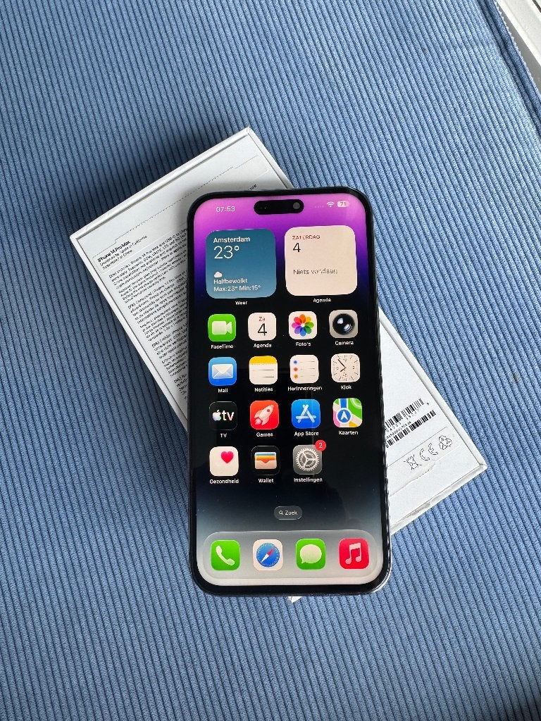 Iphone 14 Pro Max, 512 Gb, Deep Purple, MET PROBLEMEN, Ophalen, 83 %, 512 GB, Gebruikt