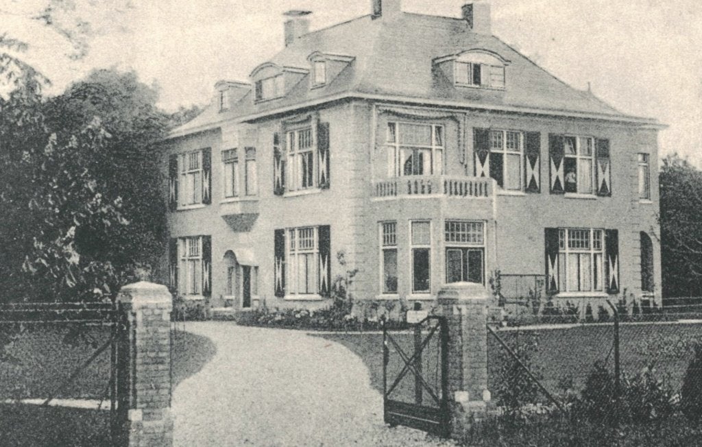940424	Wassenaar	huize	Eikenoord	1920	postzegel afgeweekt, Ophalen of Verzenden, Voor 1920, Gelopen, Zuid-Holland