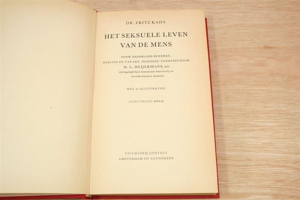 Het Seksuele Leven van de Mens [1958] —Vintage Standaardwerk, Boeken, Ophalen of Verzenden, Gelezen, Overige onderwerpen, Achtergrond en Informatie