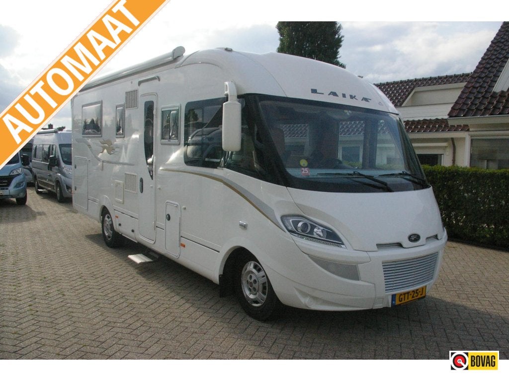 Laika Kreos 7012 Queensbed, Hefbed, Airco, Alde, automaat., Luifel, Fiat, Afzuigkap, Bedrijf