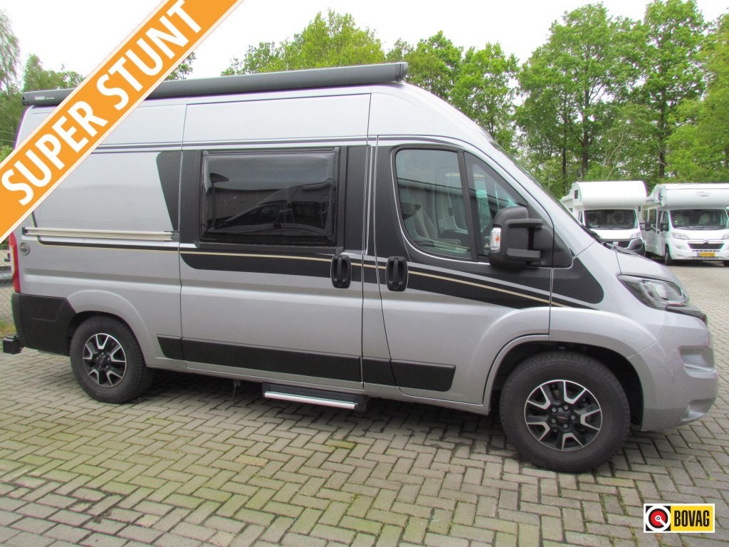 Malibu Compact 540DB Dwarsbed, Handgeschakeld, Verwarmde buitenspiegels, Buscamper of Camperbus, Malibu, Fiat