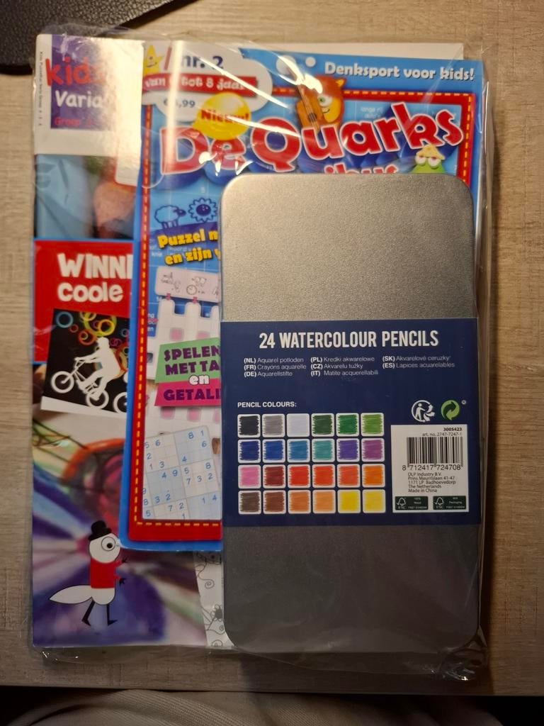 Kinderpuzzelboeken & Aquarelpotloden Set, Ophalen of Verzenden, Nieuw, Taal en Lezen