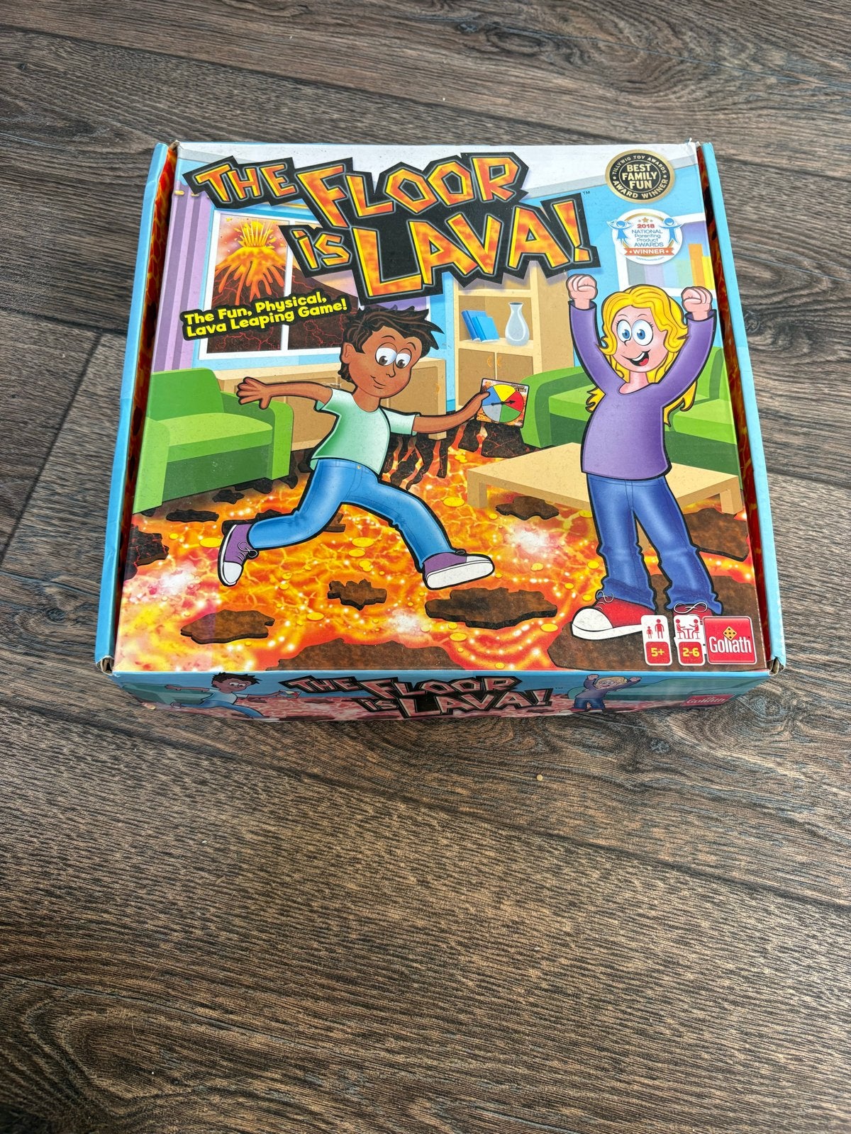 The Floor is Lava! Bordspel - Goliath, Drie of vier spelers, Ophalen of Verzenden, Gebruikt