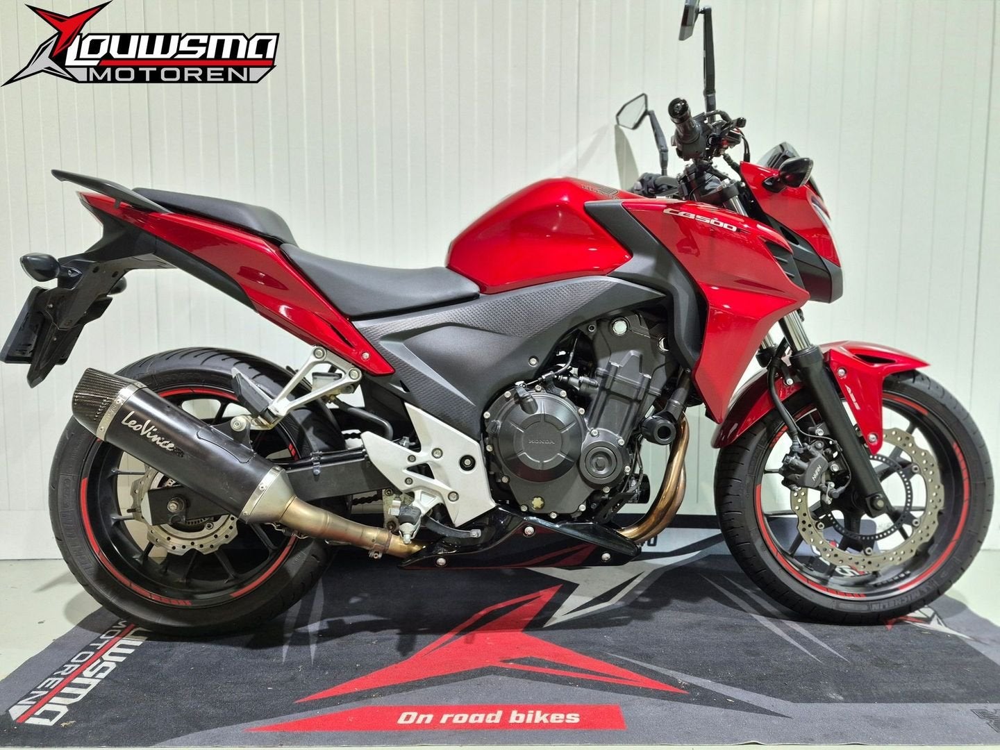 HONDA CB 500 F ABS Leovince|Garantie| A2 rbw CB500F, Motoren, 2 cilinders, HONDA, Bedrijf, Onbekend