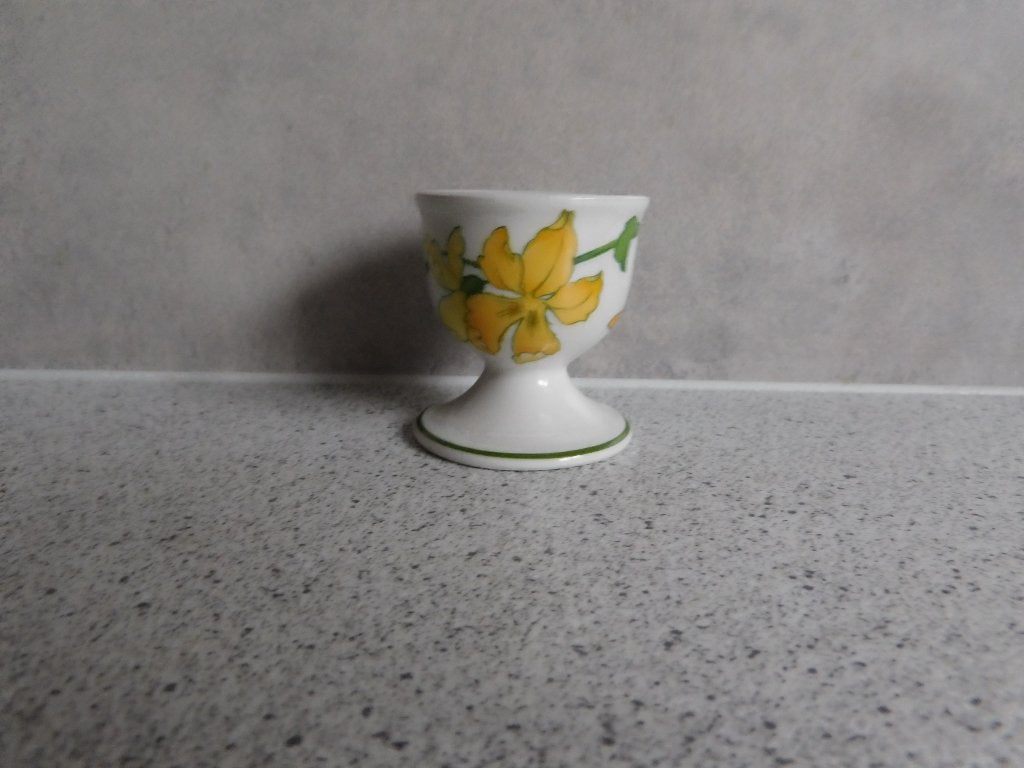 Eierdop Geranium Villeroy & Boch, Ophalen of Verzenden, Zo goed als nieuw, Overige stijlen, Porselein