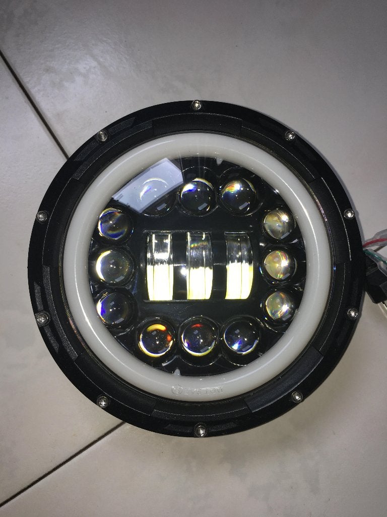 Te koop led koplamp set (model 7) chevrolet c10 c20 k10 g10, Ophalen of Verzenden