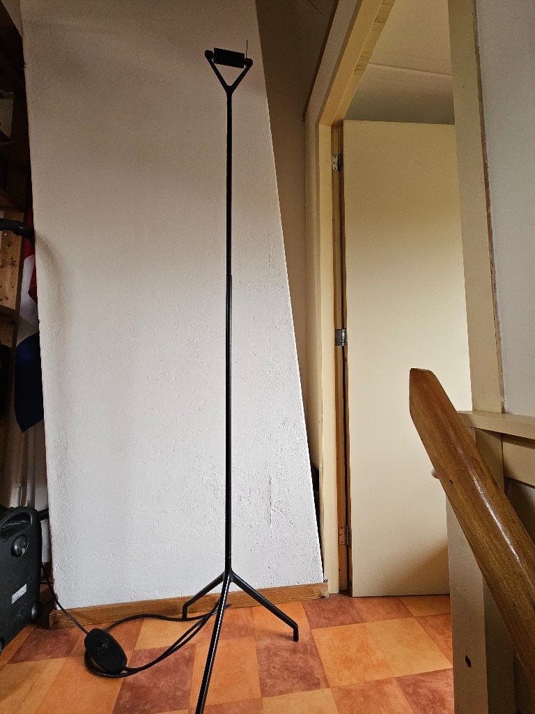 Luceplan lola vloerlamp , zwart, Huis en Inrichting, Ophalen, Gebruikt, Overige fittingen, Metaal