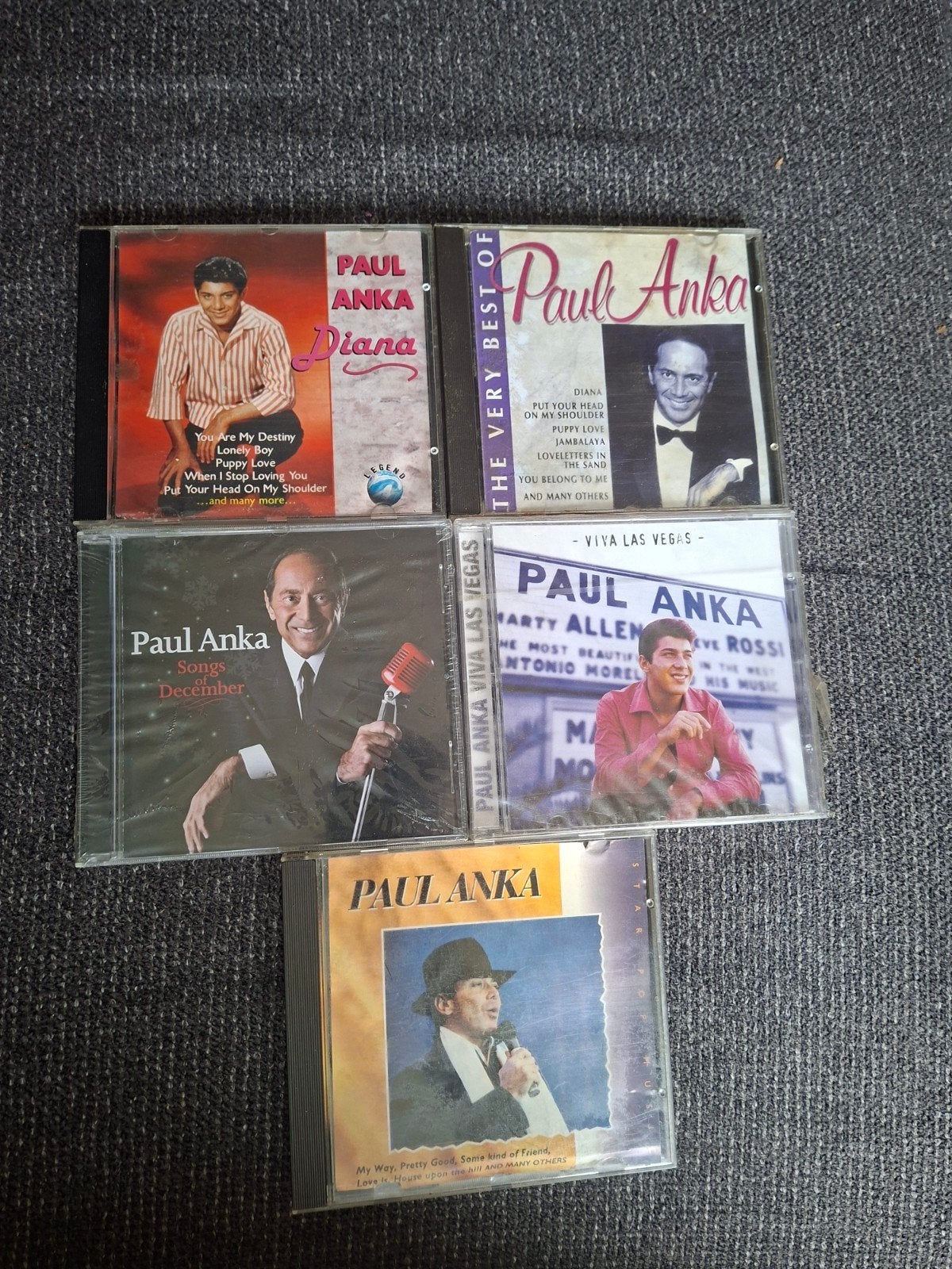 CD - Paul Anka - 5 CD's, Verzenden
