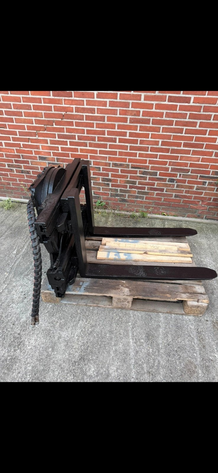Vorkenklem ( draaibaar) kantelaar heftruck, Ophalen