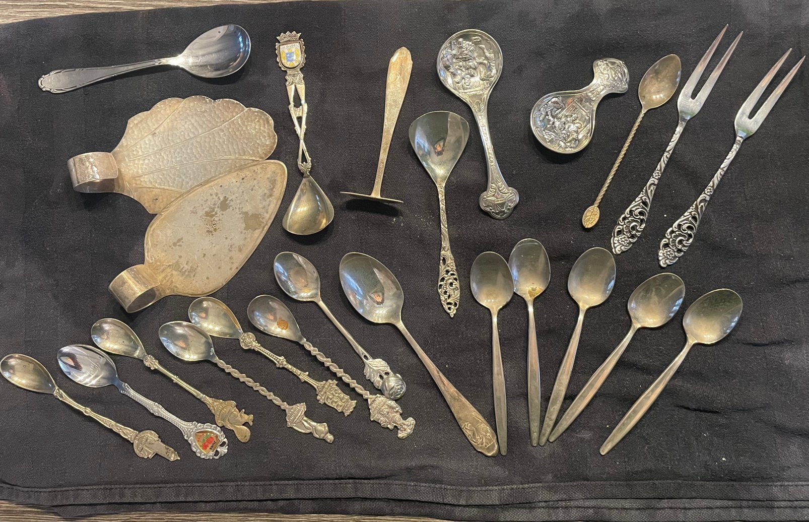 Veel oud/antiek bestek, Antiek en Kunst, Ophalen of Verzenden