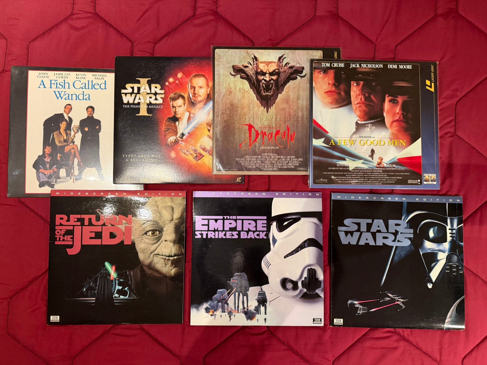 Laserdisc / Laservision: Star Wars, Godfather, Disney e.v.a., Alle leeftijden, Ophalen, Gebruikt