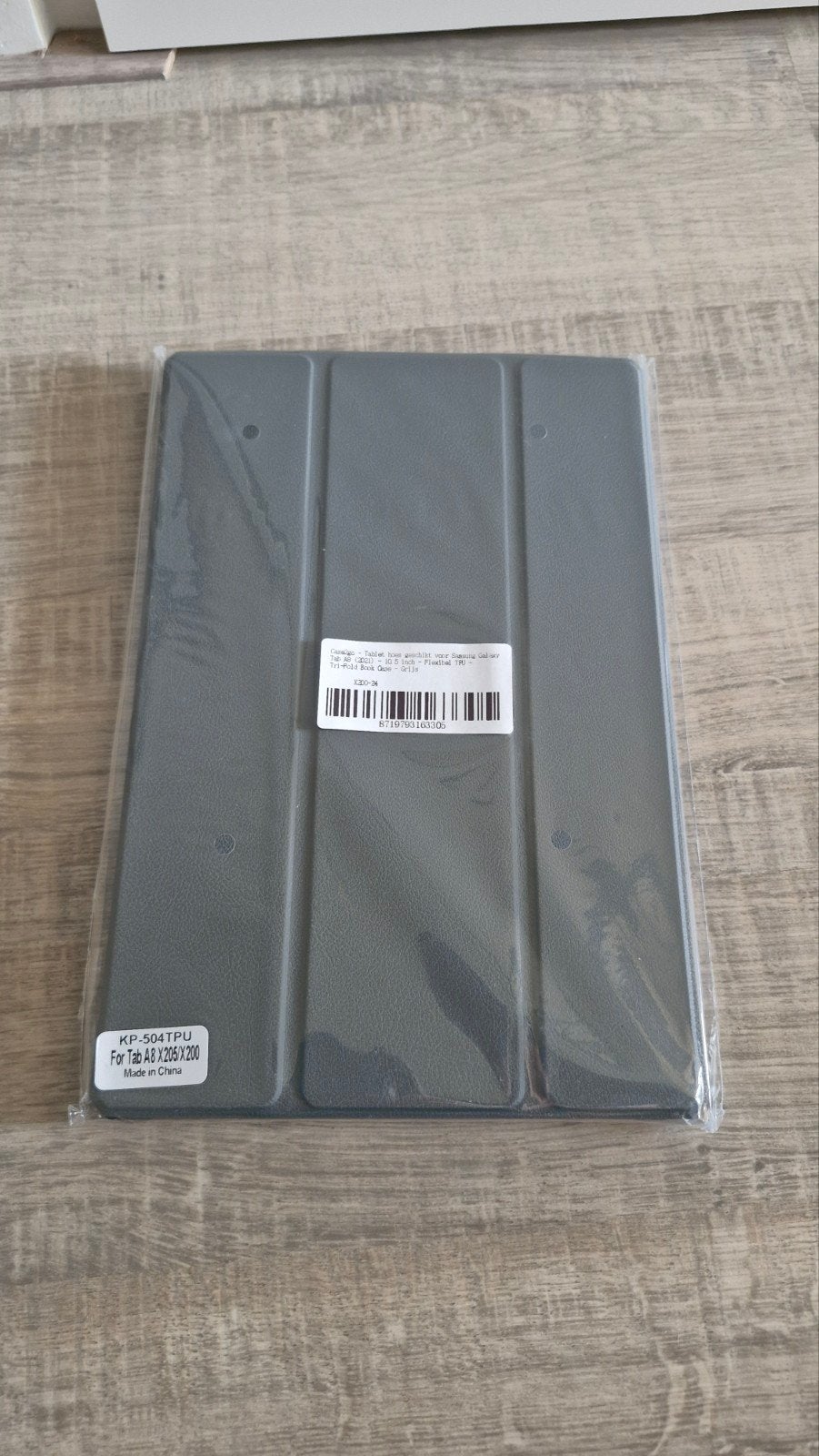 Samsung Galaxy Tab A8 Hoes Grijs, Computers en Software, Tablet-hoezen, 10 inch, Nieuw, Bescherming voor- en achterkant, Ophalen of Verzenden