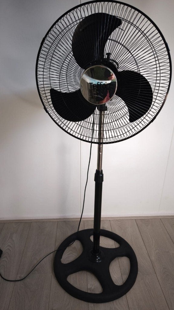 Ventilator krachtige 50 cm metaal 3 standen 90 draaiend, Ophalen, Gebruikt, Statiefventilator