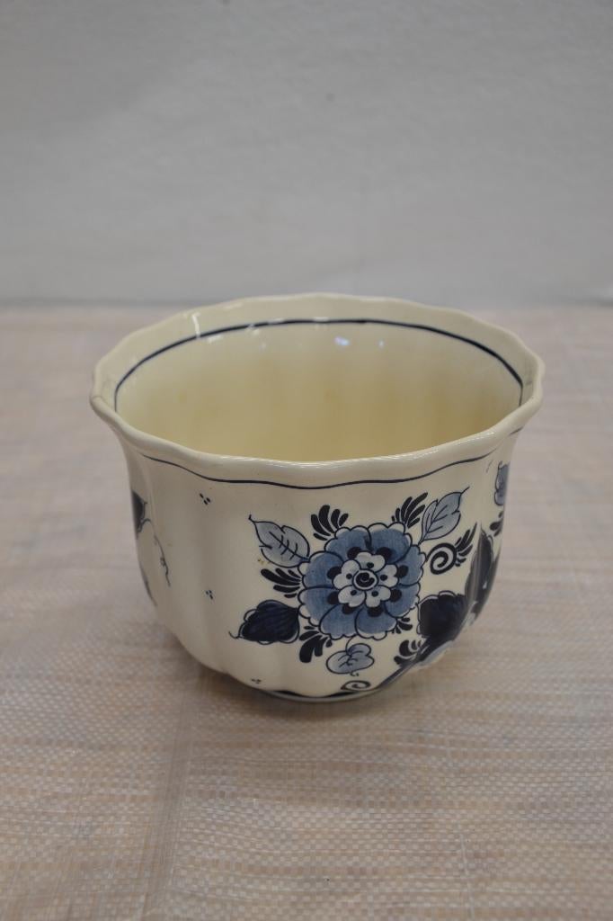 Delfts blauw bloempot, Ophalen of Verzenden
