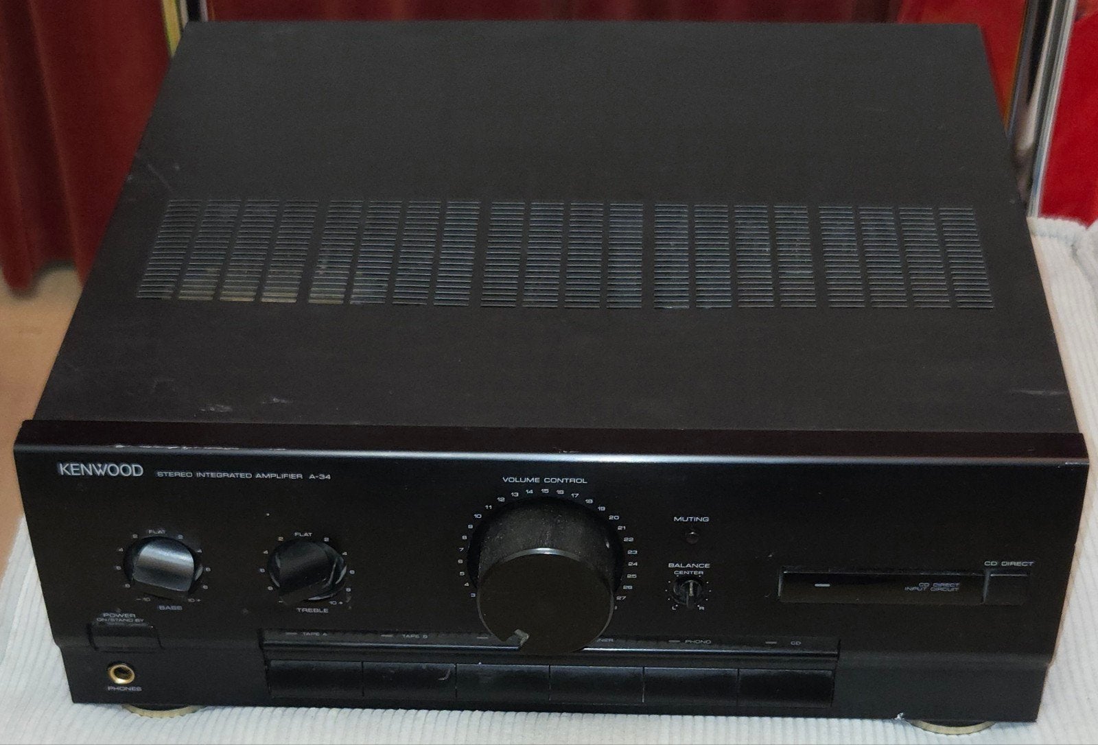 Hifi versterker Kenwood.Kenwood hifi versterker, Audio, Tv en Foto, Versterkers en Receivers, Ophalen, Gebruikt, Overige merken