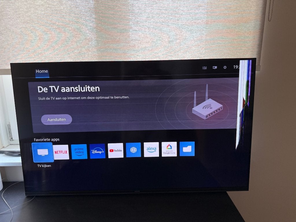 Philips 43PUS7009/12 (strepen in scherm) te koop, Ophalen, Gebruikt
