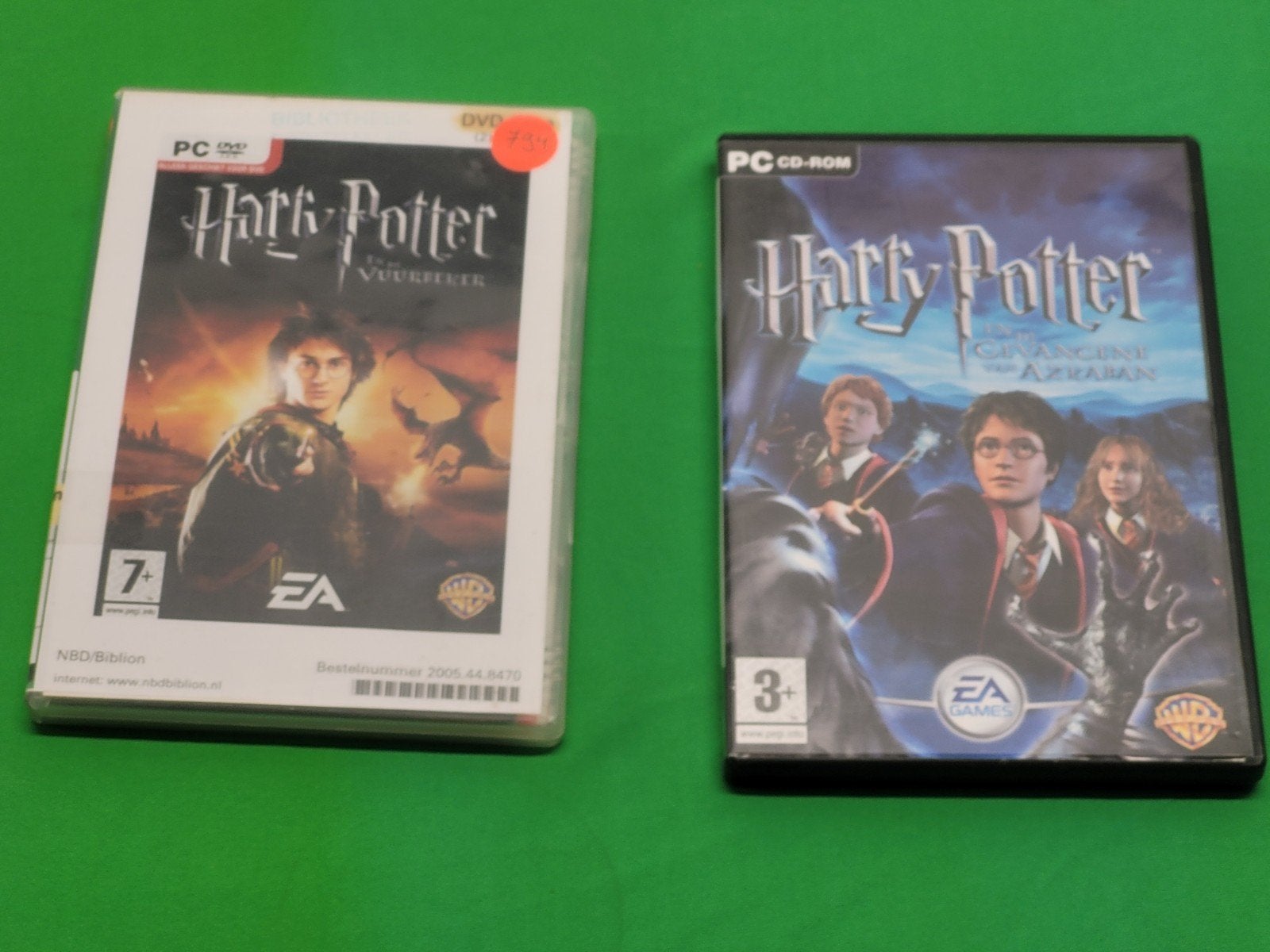 Harry Potter PC Games: Vuurbeker & Gevangene van Azkaban, Spelcomputers en Games, Avontuur en Actie, Gebruikt, 1 speler, Ophalen of Verzenden
