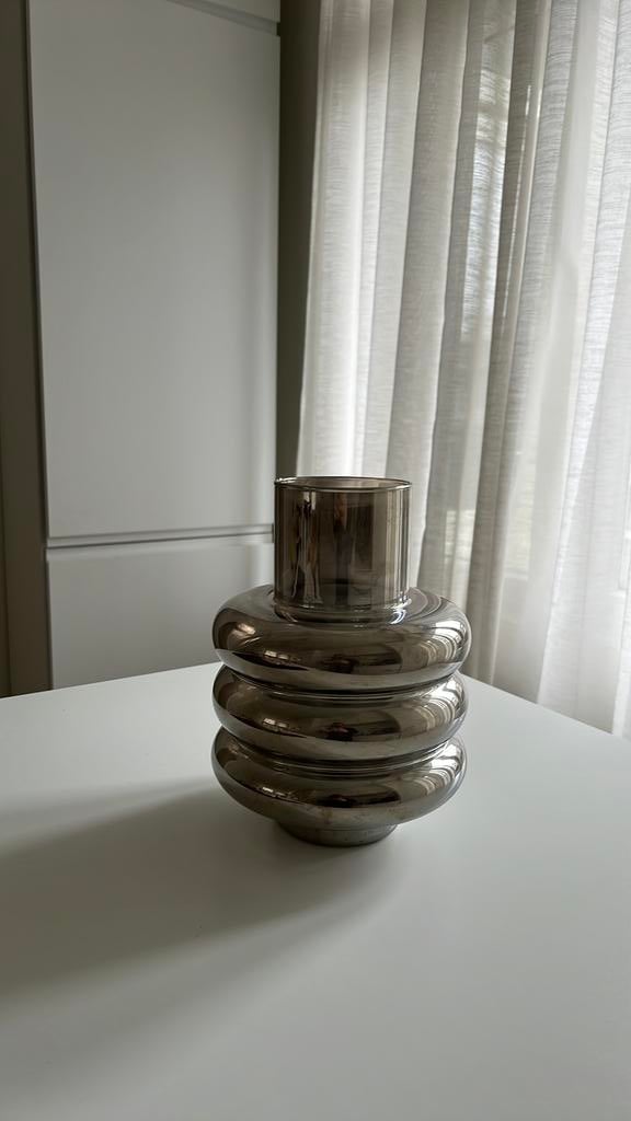Generic Glass Cylinder Vase MAGNUS, Ophalen of Verzenden, Zo goed als nieuw, Overige materialen, Minder dan 25 cm