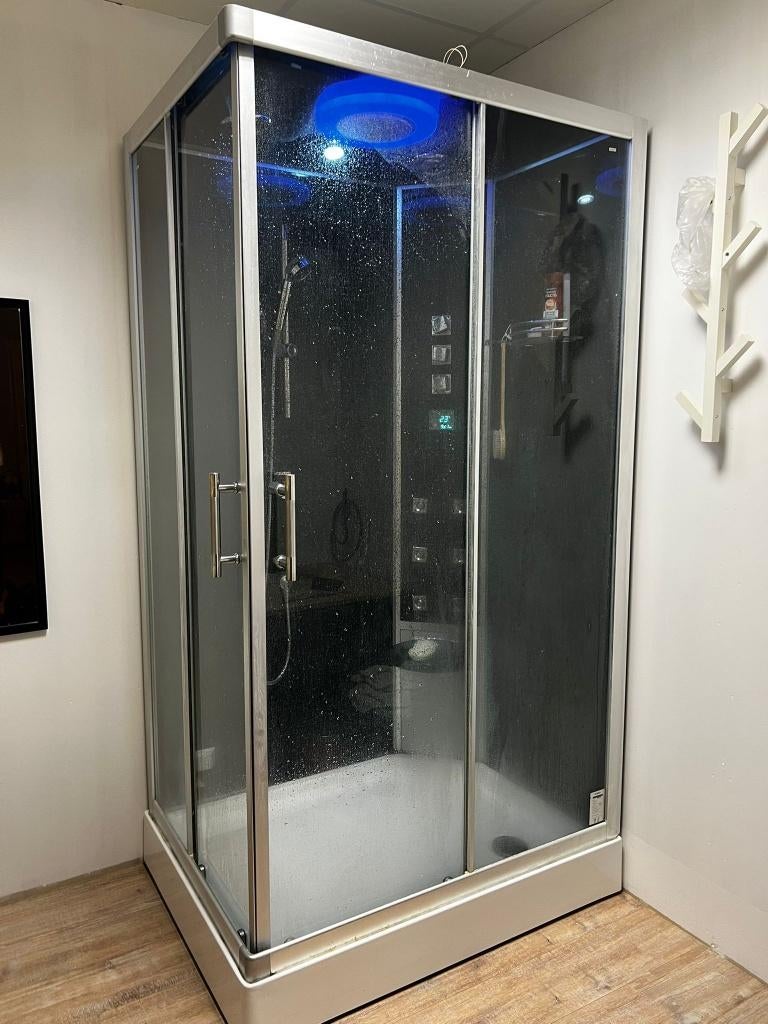Luxury Shower Cabin (Lighting, Massage Jets, Steam & Radio), Ophalen, Zo goed als nieuw, Met douche
