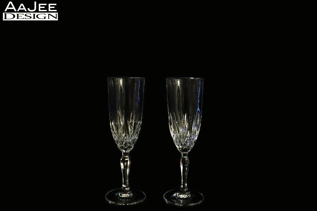2 Champagneflutes van kristal – Oneida – Lucia - 2000 - 2004, Ophalen of Verzenden