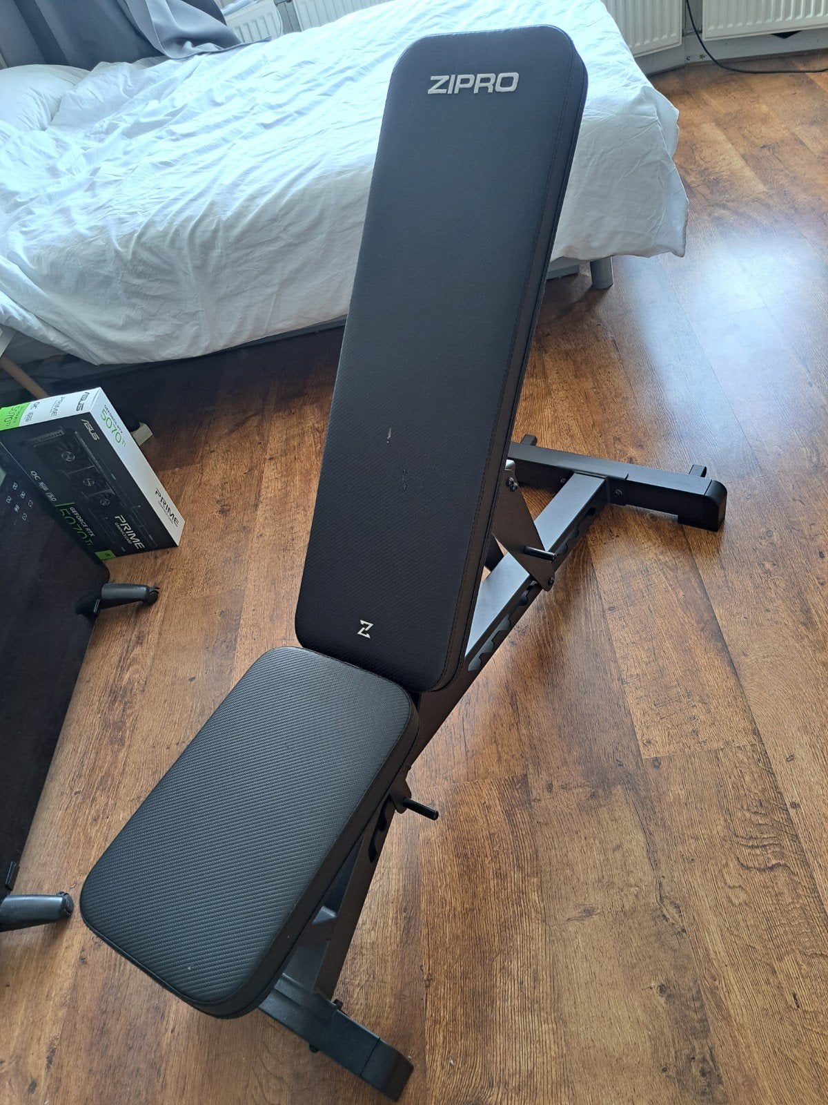 Zipro Halterbank - Verstelbare Fitnessbank - Gym Bench, Ophalen of Verzenden, Zo goed als nieuw, Armen