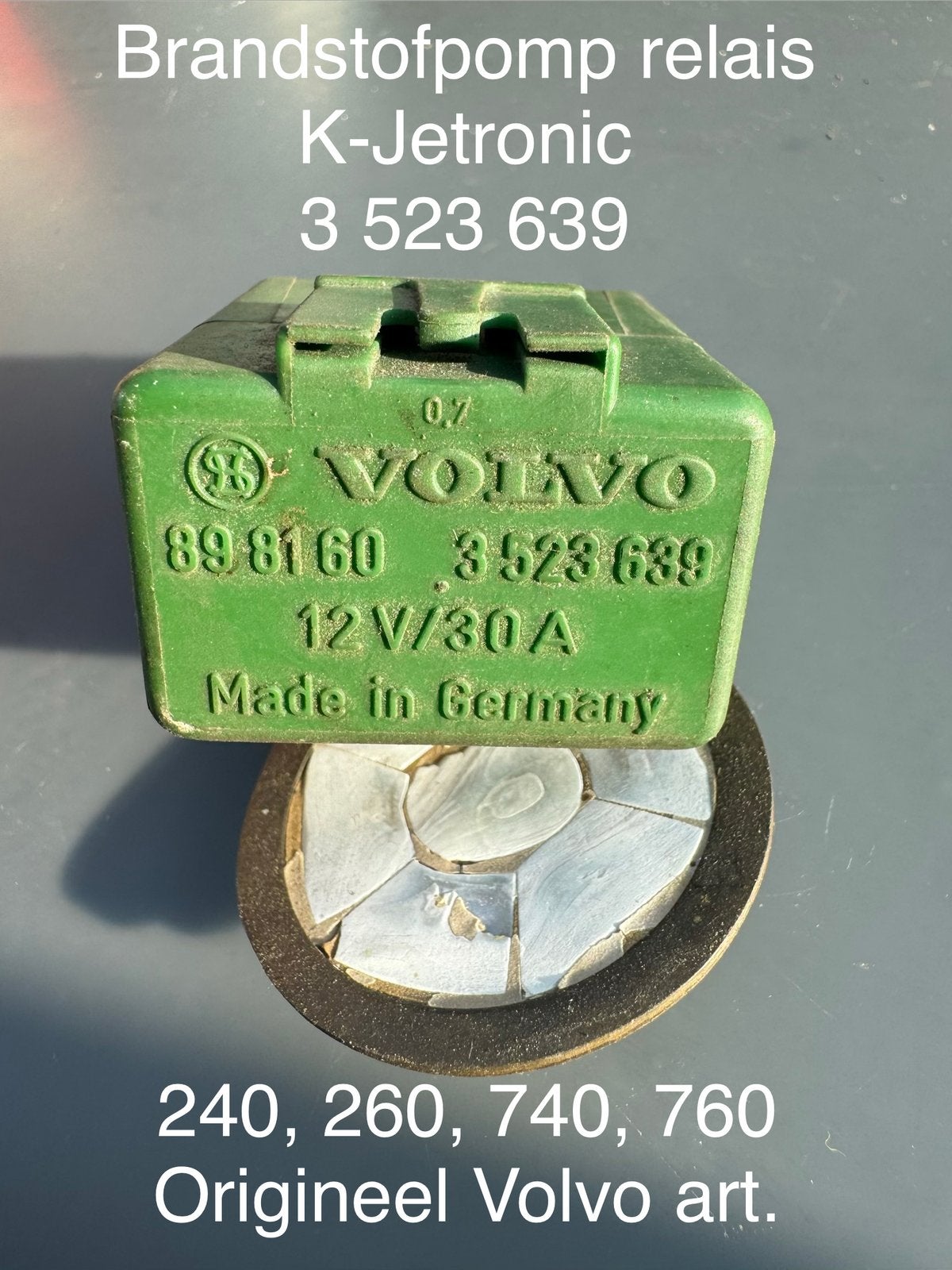Volvo brandstofelais art 3 523 639, Ophalen of Verzenden