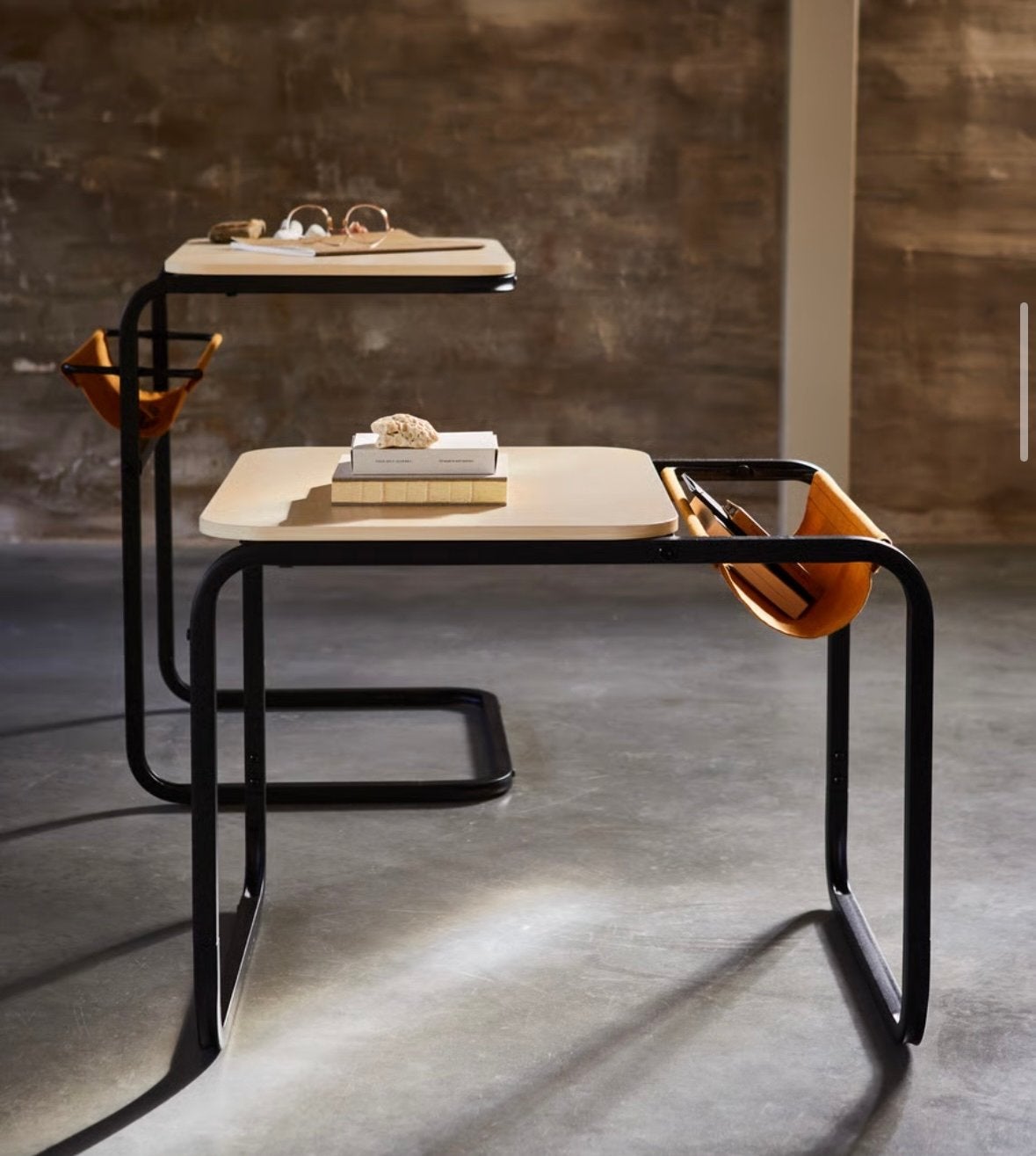 IKEA olserod Gladom bijzettafel met opbergruimte, Zo goed als nieuw, 60 cm of meer, Rechthoekig, Hout