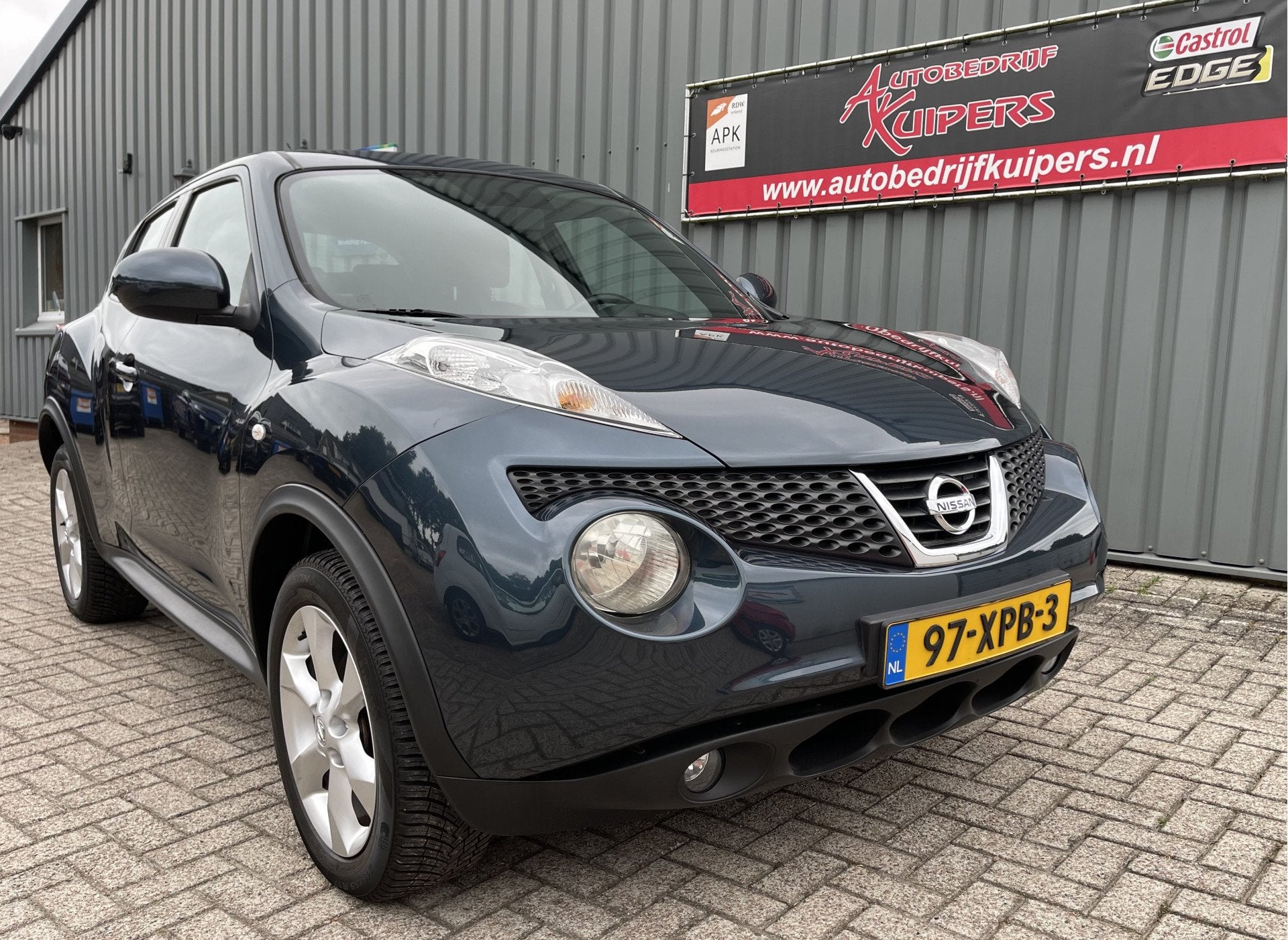 Nissan Juke 1.6 Acenta Eco Clima.Cruise.Lm.velgen.Electr.pak, Euro 5, Stof, Zwart, 4 cilinders